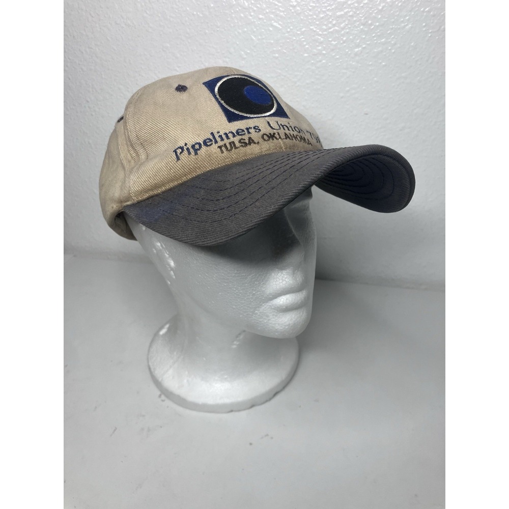 VTG Pipeliner Union 798 Tulsa Oklahoma Gas Pipeline Thrashed Snapback Hat Cap